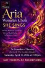 SHE SINGS - ARIA'S SPRING 2026 CONCERT SHE SINGS - ARIA'S SPRING 2026 CONCERT